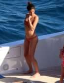 Sara Sampaio in Bikini on Holiday in Capri