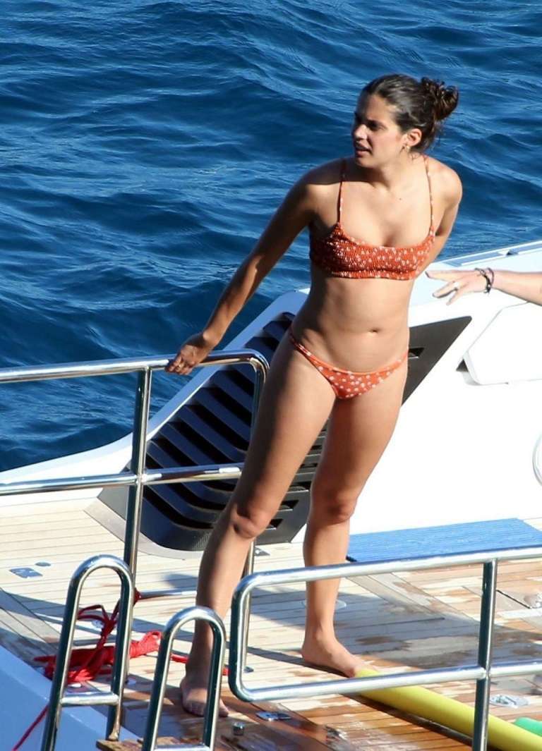 Sara Sampaio in Bikini on Holiday in Capri