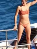 Sara Sampaio in Bikini on Holiday in Capri