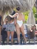Selena-Gomez-Booty-in-White-Swimsuit-10