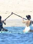 Selena-Gomez-Booty-in-White-Swimsuit-39