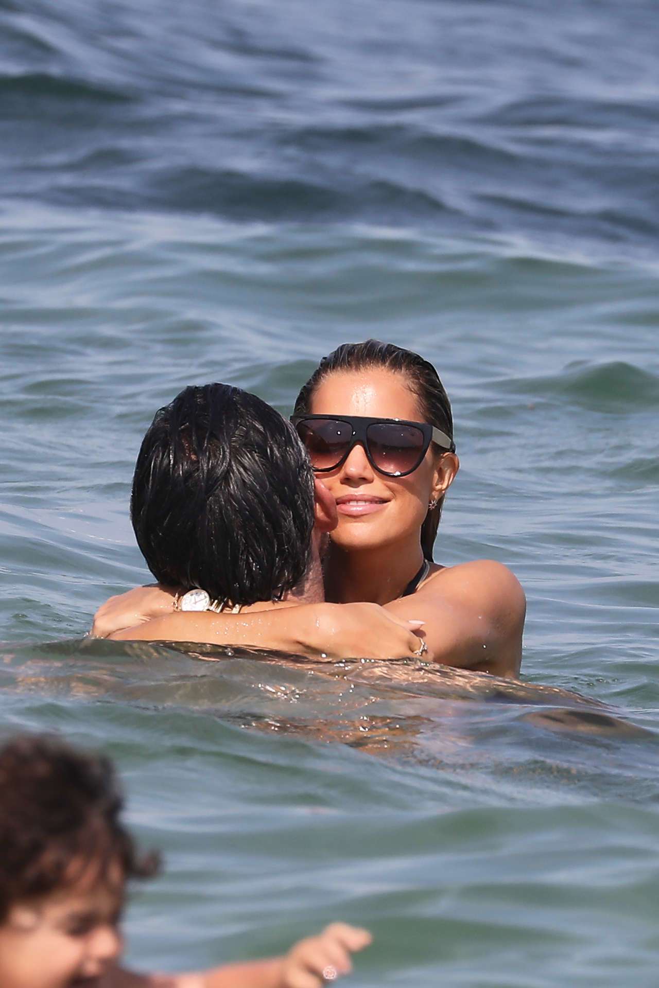 Sylvie Meis in Bikini on the Beach in Saint Tropez
