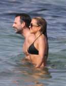 Sylvie Meis in Bikini on the Beach in Saint Tropez