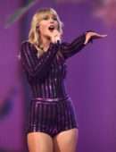 Taylor Swift Leggy, Performing Live at 2019 Amazon Prime Day Concert in New York