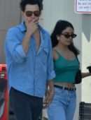 Vanessa Hudgens Pokies and Austin Butler Leaving a Restaurant in Los Feliz, California