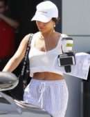 Vanessa Hudgens at a Gas Station in Los Angeles