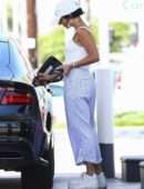Vanessa Hudgens at a Gas Station in Los Angeles