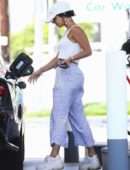 Vanessa Hudgens at a Gas Station in Los Angeles