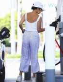 Vanessa Hudgens at a Gas Station in Los Angeles