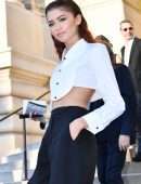 Zendaya Coleman at 2019 Paris Fashion Week Giorgio Armani Prive Haute Couture
