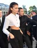Zendaya Coleman at 2019 Paris Fashion Week Giorgio Armani Prive Haute Couture