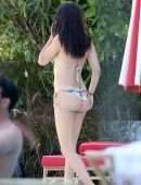 Adriana Lima Booty in Bikini on the Beach in Miami