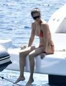 Adriana Lima Booty in Bikini in Italy
