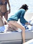 Adriana Lima Booty in Bikini in Italy