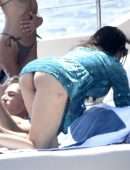 Adriana Lima Booty in Bikini in Italy