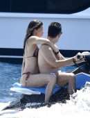 Adriana Lima Booty in Bikini in Italy