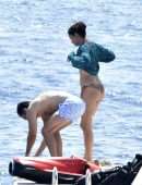 Adriana Lima Booty in Bikini in Italy