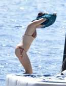 Adriana Lima Booty in Bikini in Italy