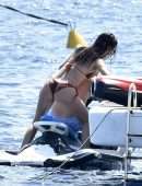 Adriana Lima Booty in Bikini in Italy