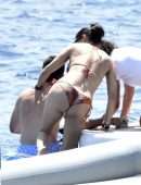 Adriana Lima Booty in Bikini in Italy