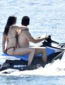 Adriana Lima Booty in Bikini in Italy