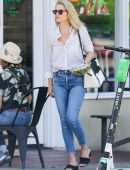 Ali Larter in Jeans, Out in Santa Monica