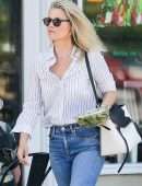 Ali Larter in Jeans, Out in Santa Monica