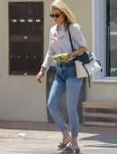 Ali Larter in Jeans, Out in Santa Monica