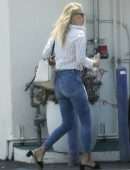Ali Larter in Jeans, Out in Santa Monica