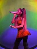 Ariana Grande Performing on Sweetener World Tour at O2 Arena in London
