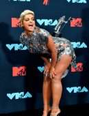 Bebe Rexha at 2019 MTV Video Music Awards in Newark