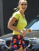 Bella Hadid Leggy, Out in Hollywood