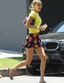 Bella Hadid Leggy, Out in Hollywood