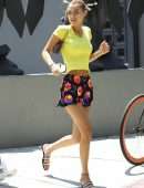 Bella Hadid Leggy, Out in Hollywood