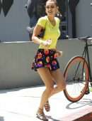 Bella Hadid Leggy, Out in Hollywood