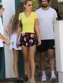 Bella Hadid Leggy, Out in Hollywood