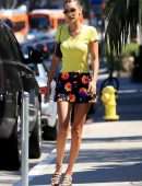 Bella Hadid Leggy, Out in Hollywood