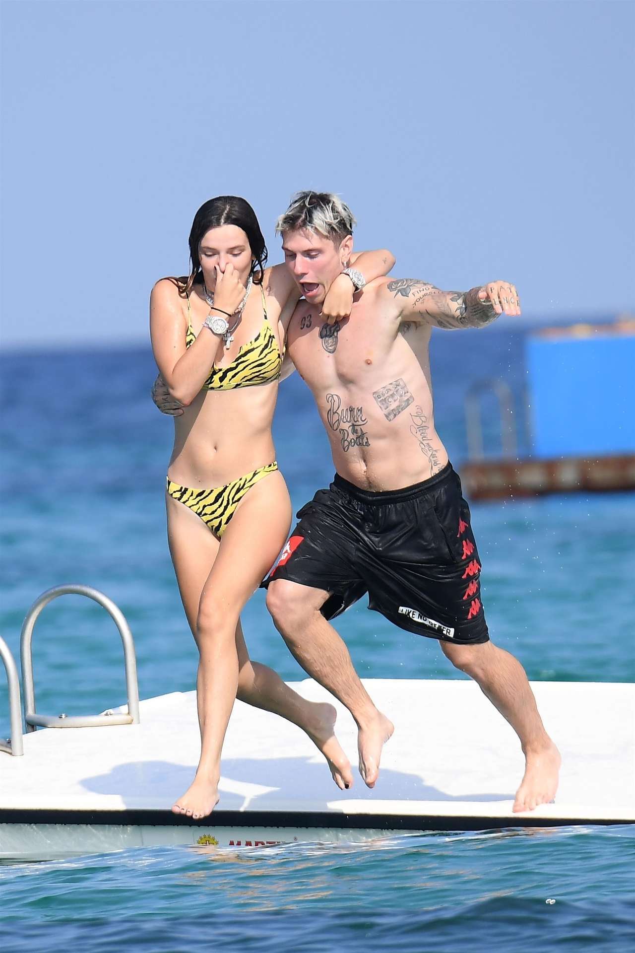Bella Thorne in Bikini on the Beach in Sardinia