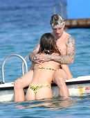 Bella Thorne in Bikini on the Beach in Sardinia