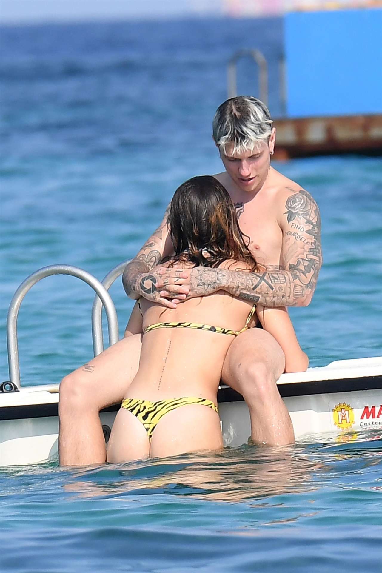 Bella Thorne in Bikini on the Beach in Sardinia