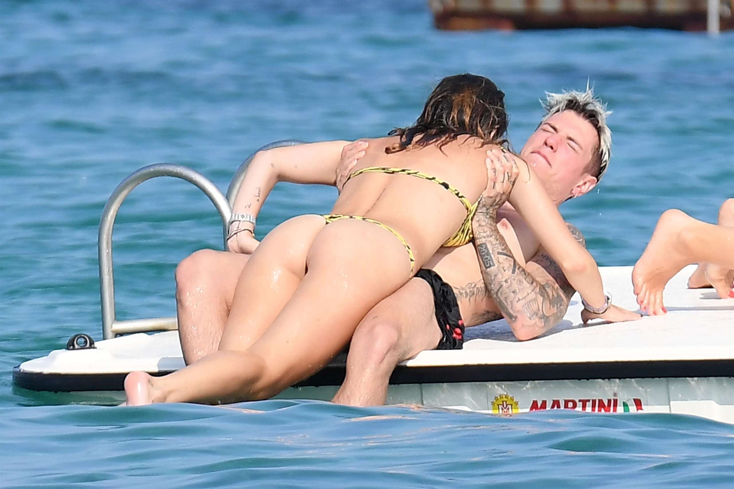 Bella Thorne in Bikini on the Beach in Sardinia