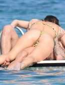 Bella Thorne in Bikini on the Beach in Sardinia