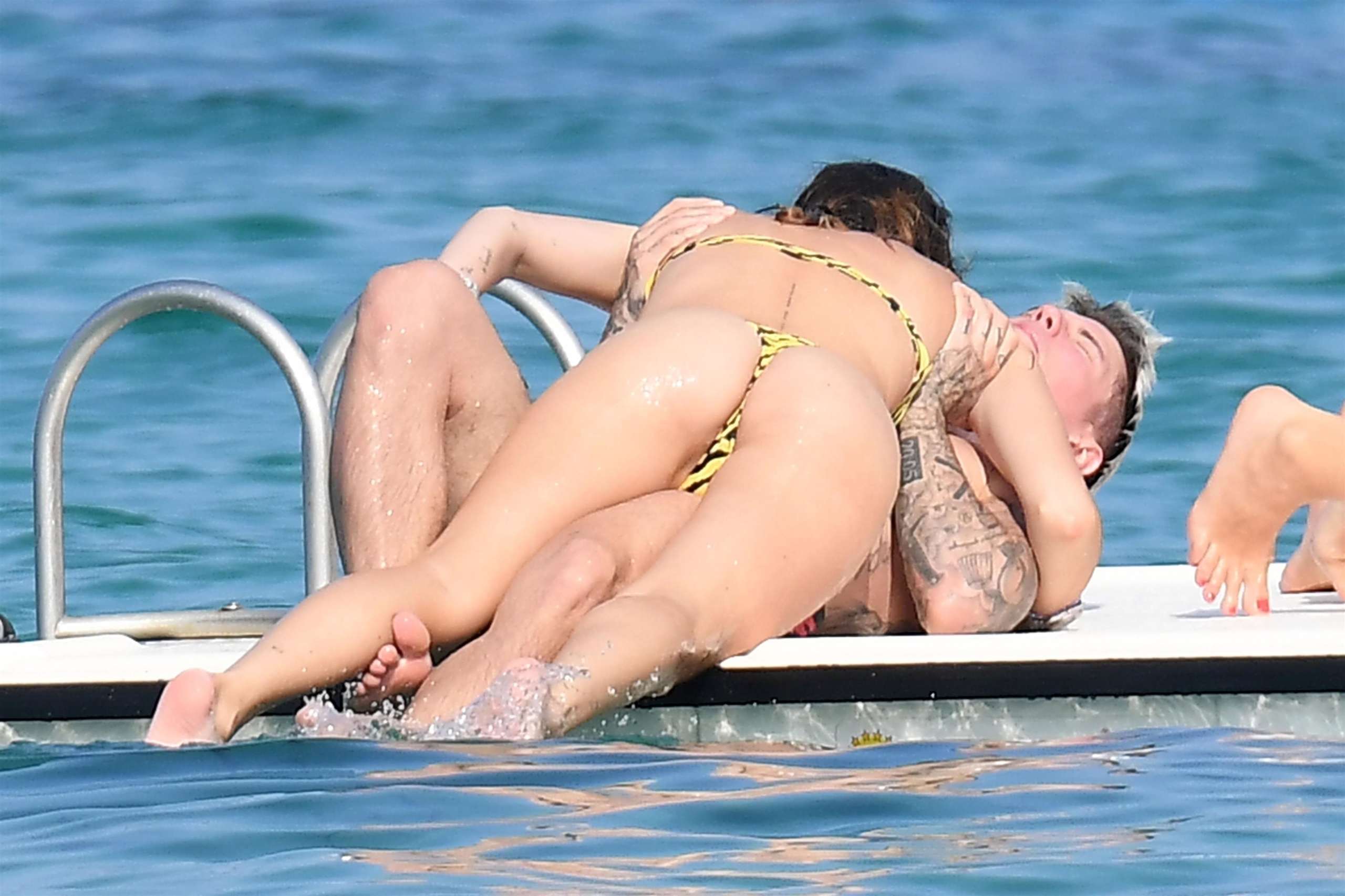 Bella Thorne in Bikini on the Beach in Sardinia