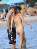 Bella Thorne in Bikini on the Beach in Sardinia