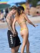 Bella Thorne in Bikini on the Beach in Sardinia