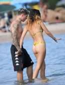 Bella Thorne in Bikini on the Beach in Sardinia