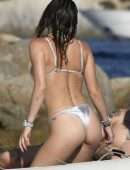 Bella Thorne Booty in Bikini on a Yacht in Sardinia