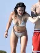 Bella Thorne Booty in Bikini on a Yacht in Sardinia