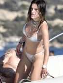 Bella Thorne Booty in Bikini on a Yacht in Sardinia