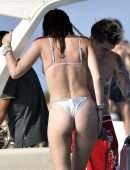 Bella Thorne Booty in Bikini on a Yacht in Sardinia